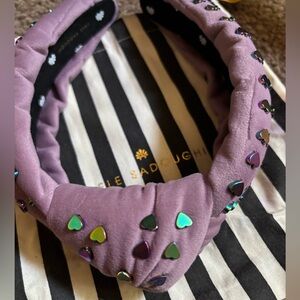 Lele Sadoughi Disco Fever Heart headband